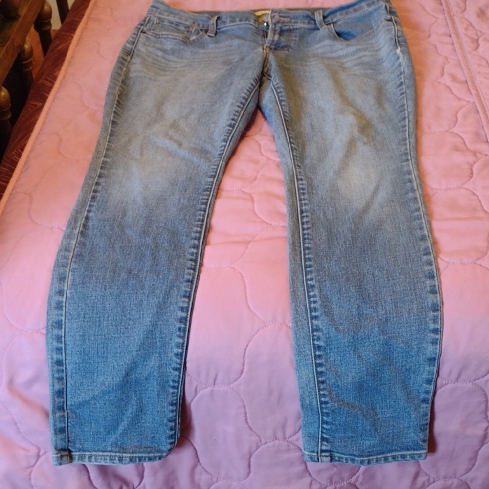 Old Navy Blue Straight Leg Jeans Classic Denim